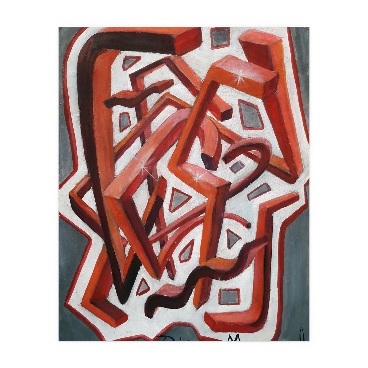 Formas En El Espacio 33 (Print Only)