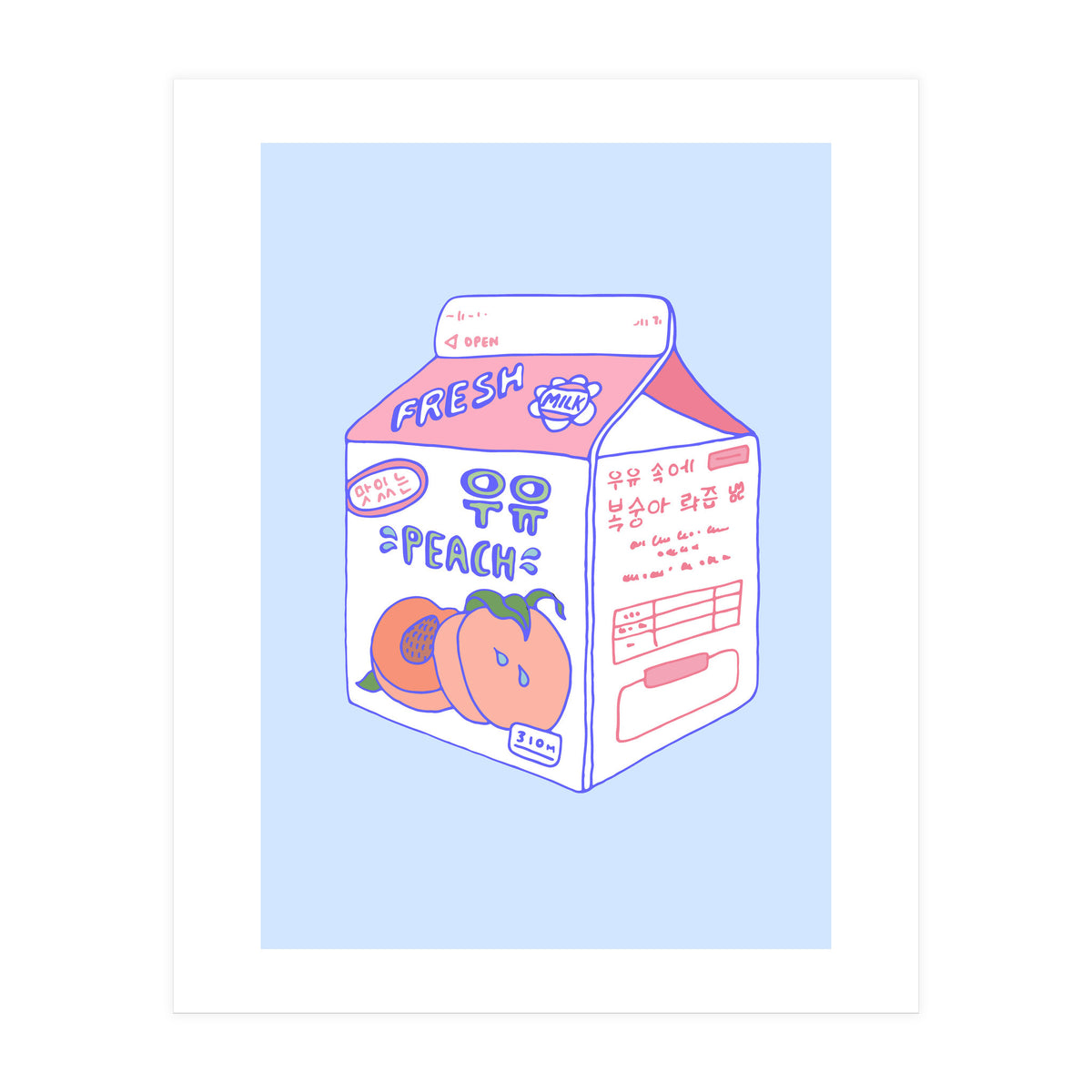 Peach Milk (Print Only)