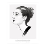 Audrey Hepburn, Quote Black (Print Only) thumbnail