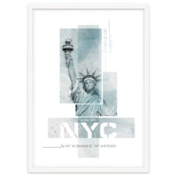 NYC Statue of Liberty | turquoise marble