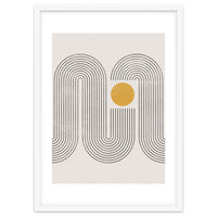 Mid-Century Modern No.22 - Woodblock Print