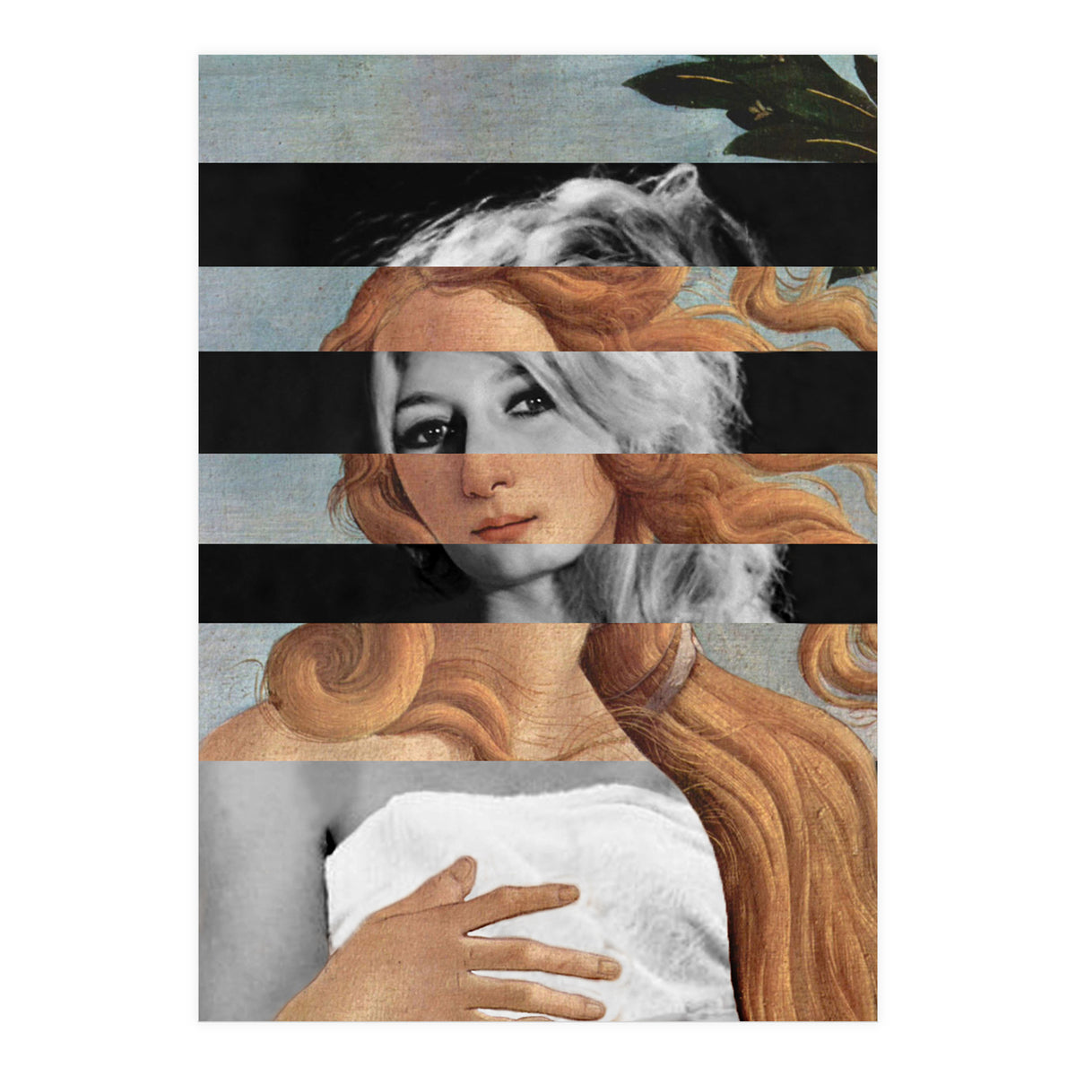 Botticelli's "Venus" & Brigitte Bardot (Print Only)