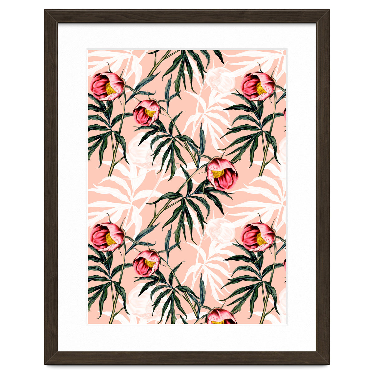 Flowery blooming pink