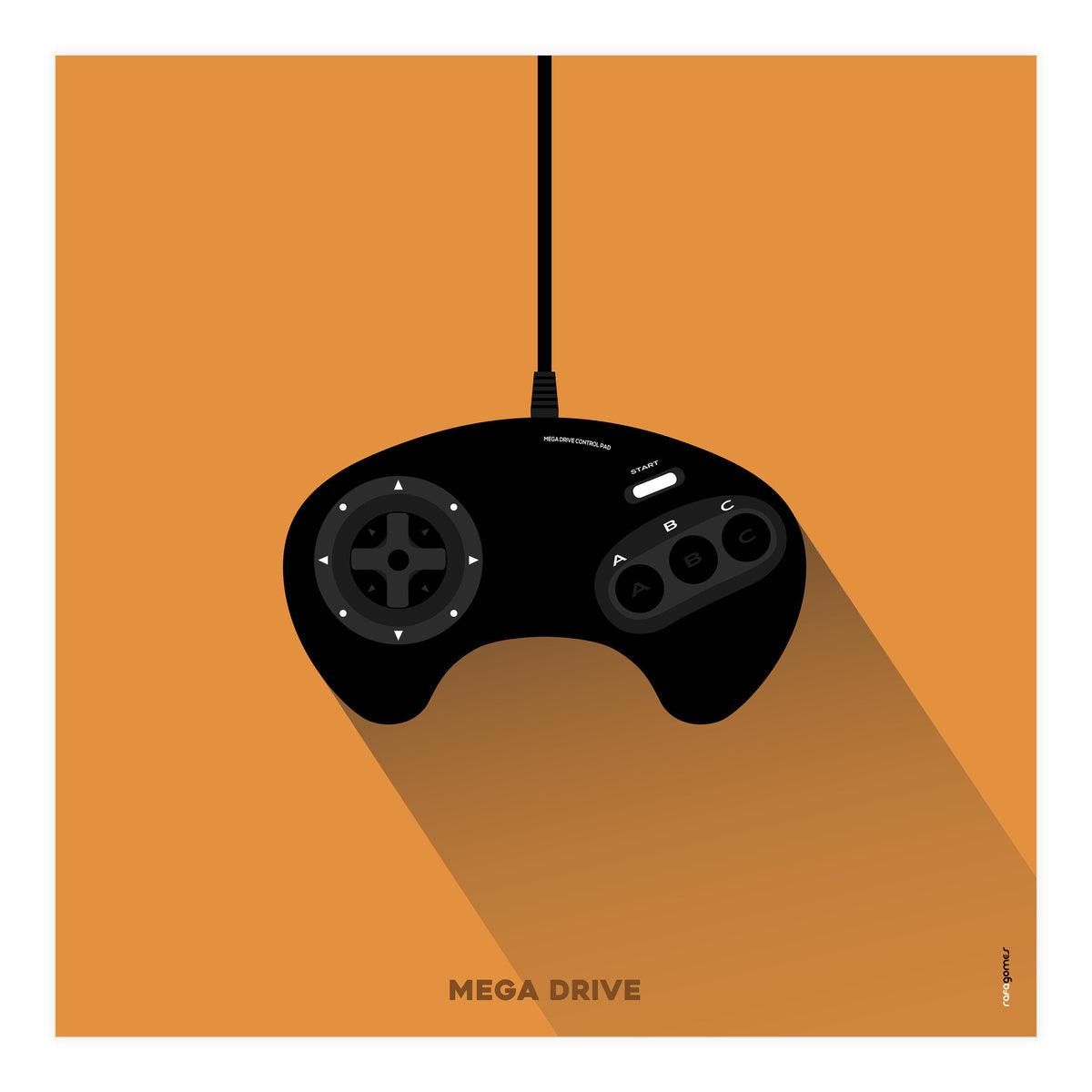 Joystick Videogames Mega Drive (Print Only)