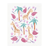 Jungle Giraffes | Pink (Print Only) thumbnail
