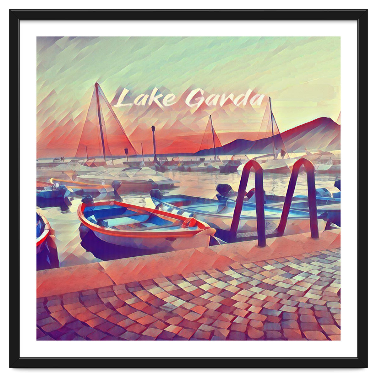 Boats On Lake Garda