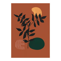 Boho Terracotta Plant (Print Only)