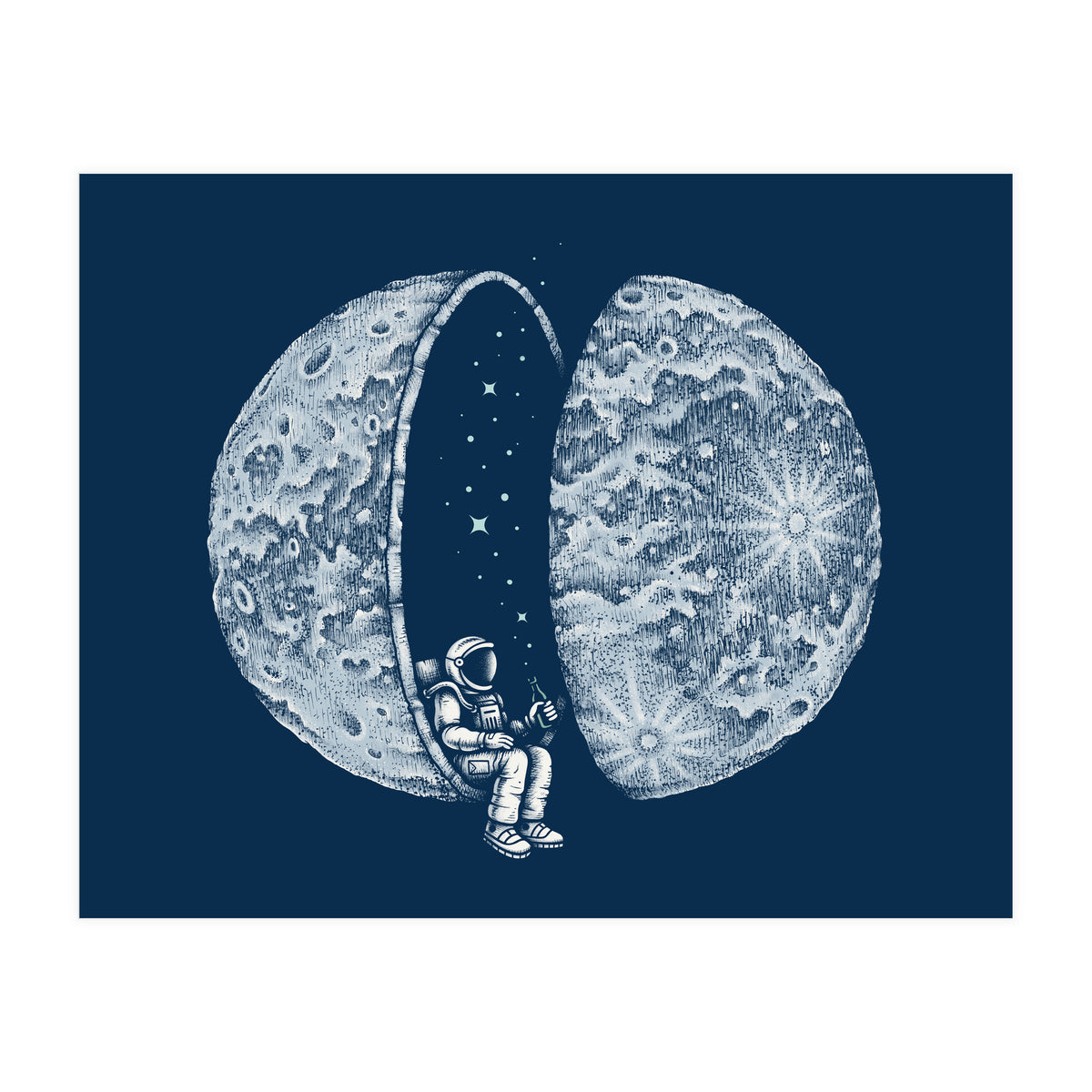 Chilling in Space (Print Only)