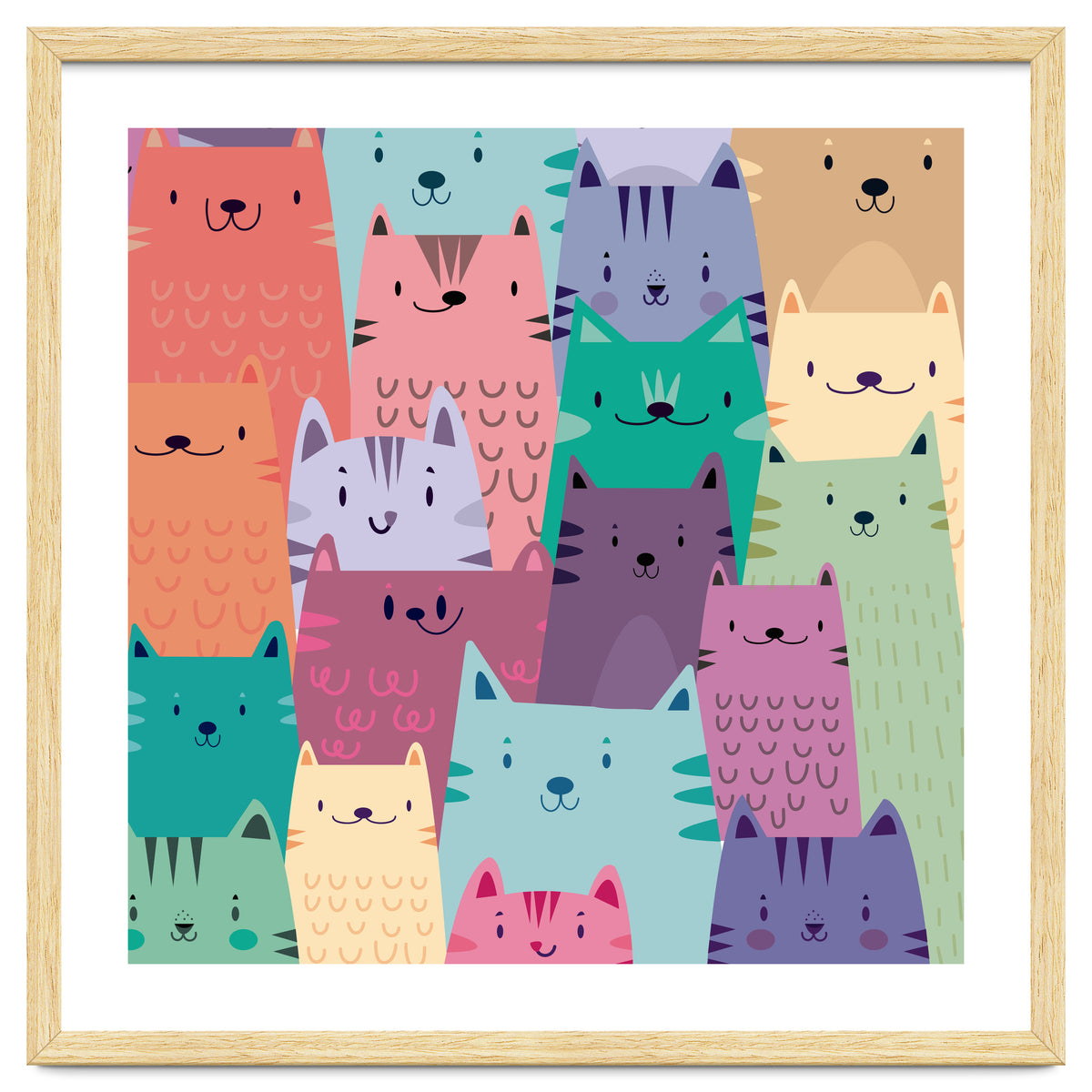 Pastel cats
