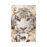 Grungy Tiger Gold and White (Print Only) thumbnail