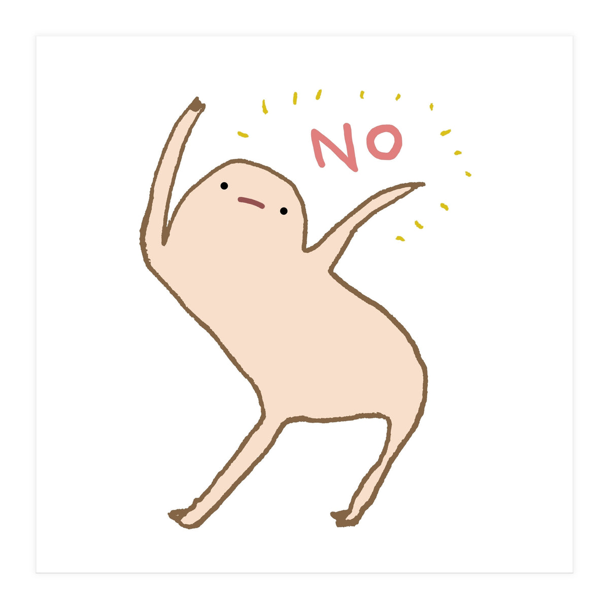 Honest Blob Says No (Print Only)