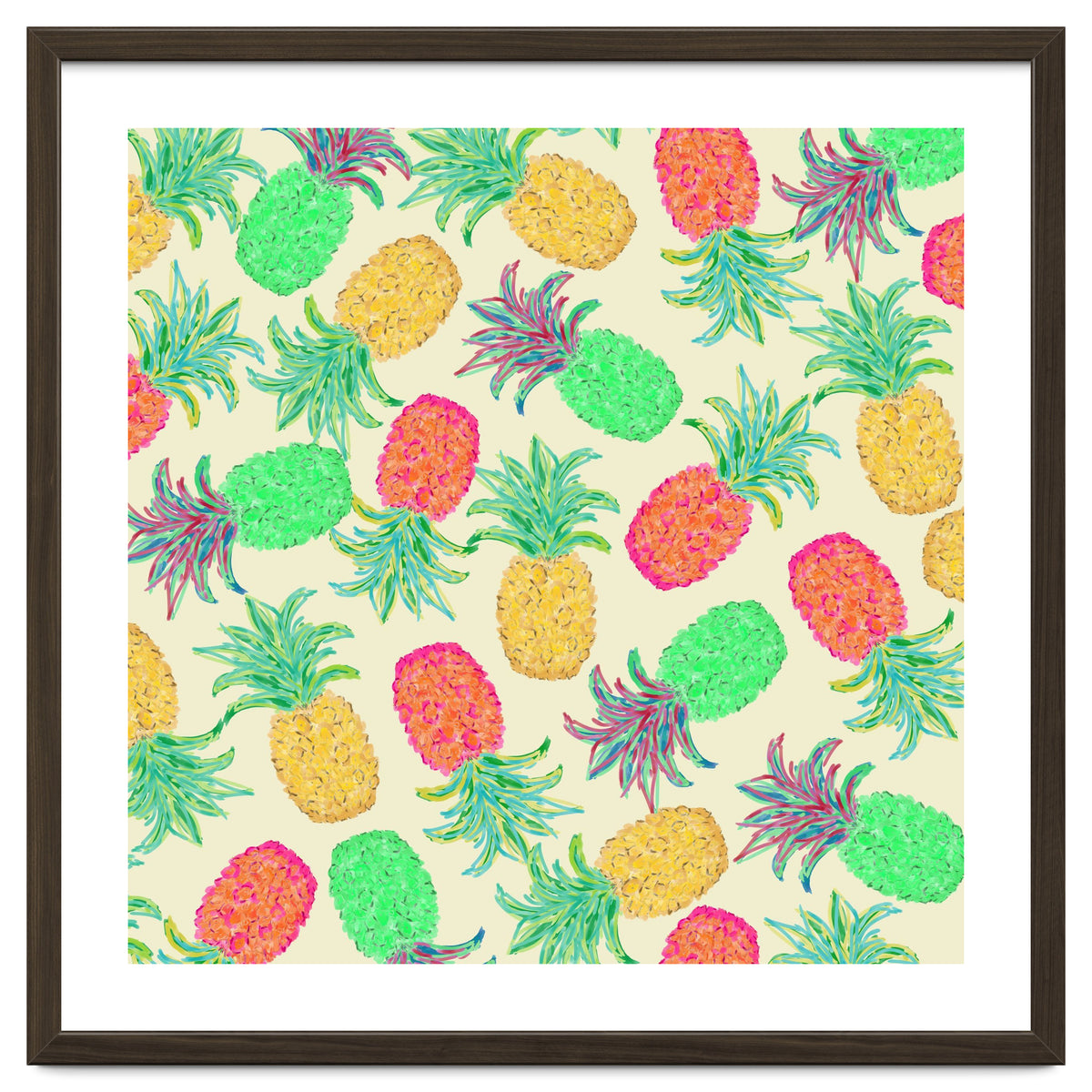 Pineapple Pandemonium Multicolo