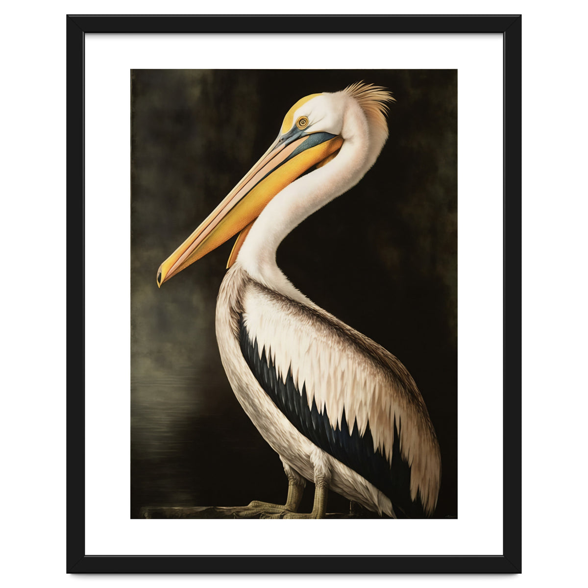 Pelican Oil Painting