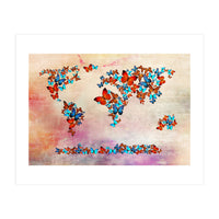 Map Of The World  4 (Print Only)