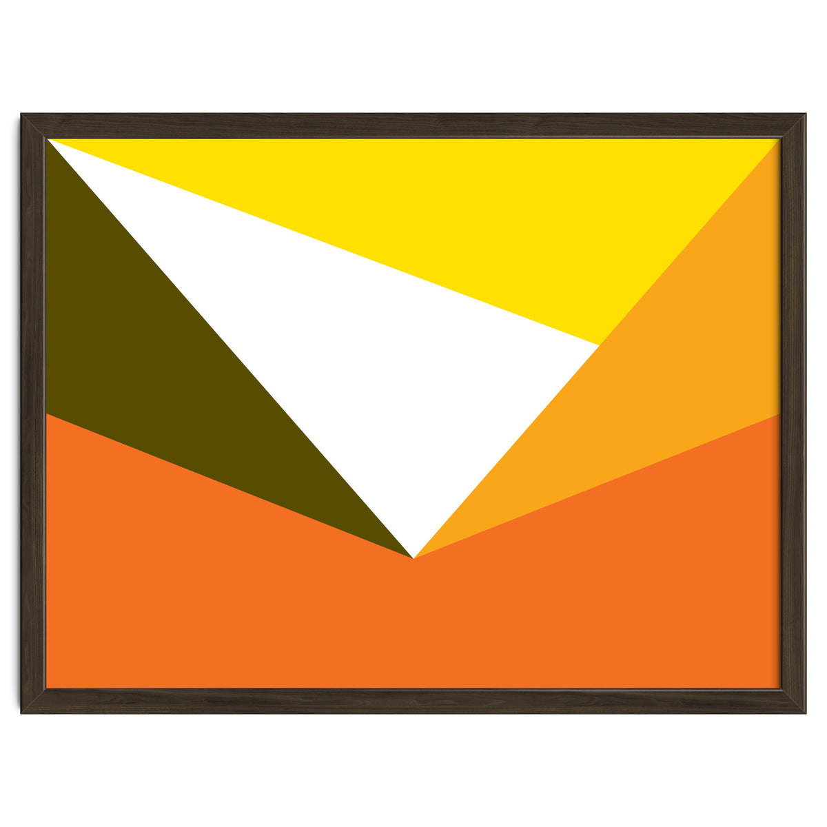 Geometric Shapes No. 58 - yellow & orange