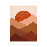 Sunset Mountain  (Print Only) thumbnail