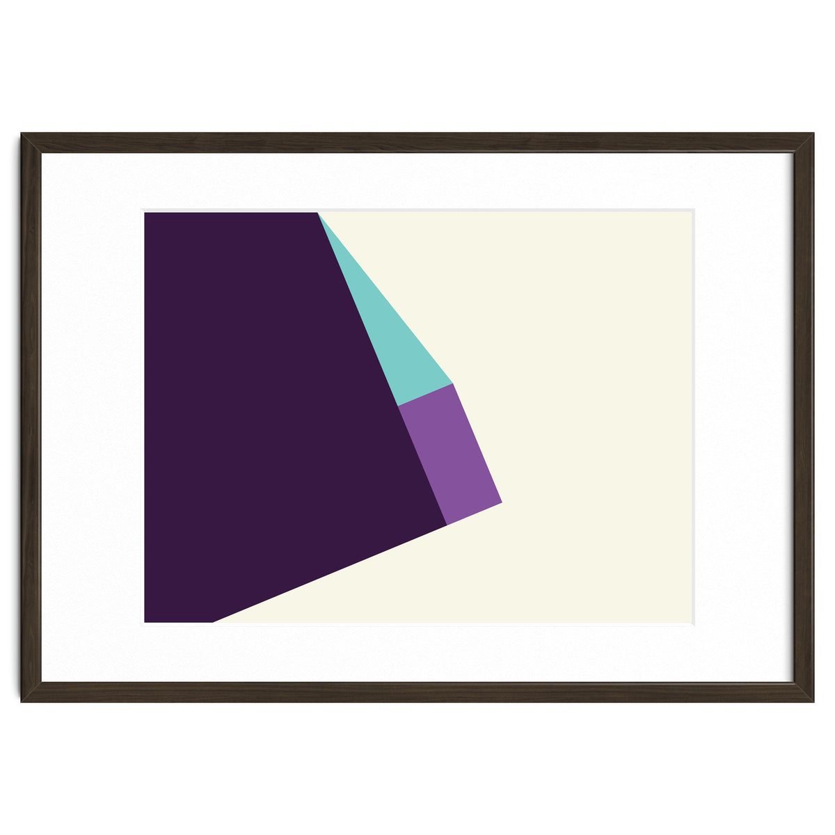 Geometric Shapes No. 42 -  lilac, blue & purple
