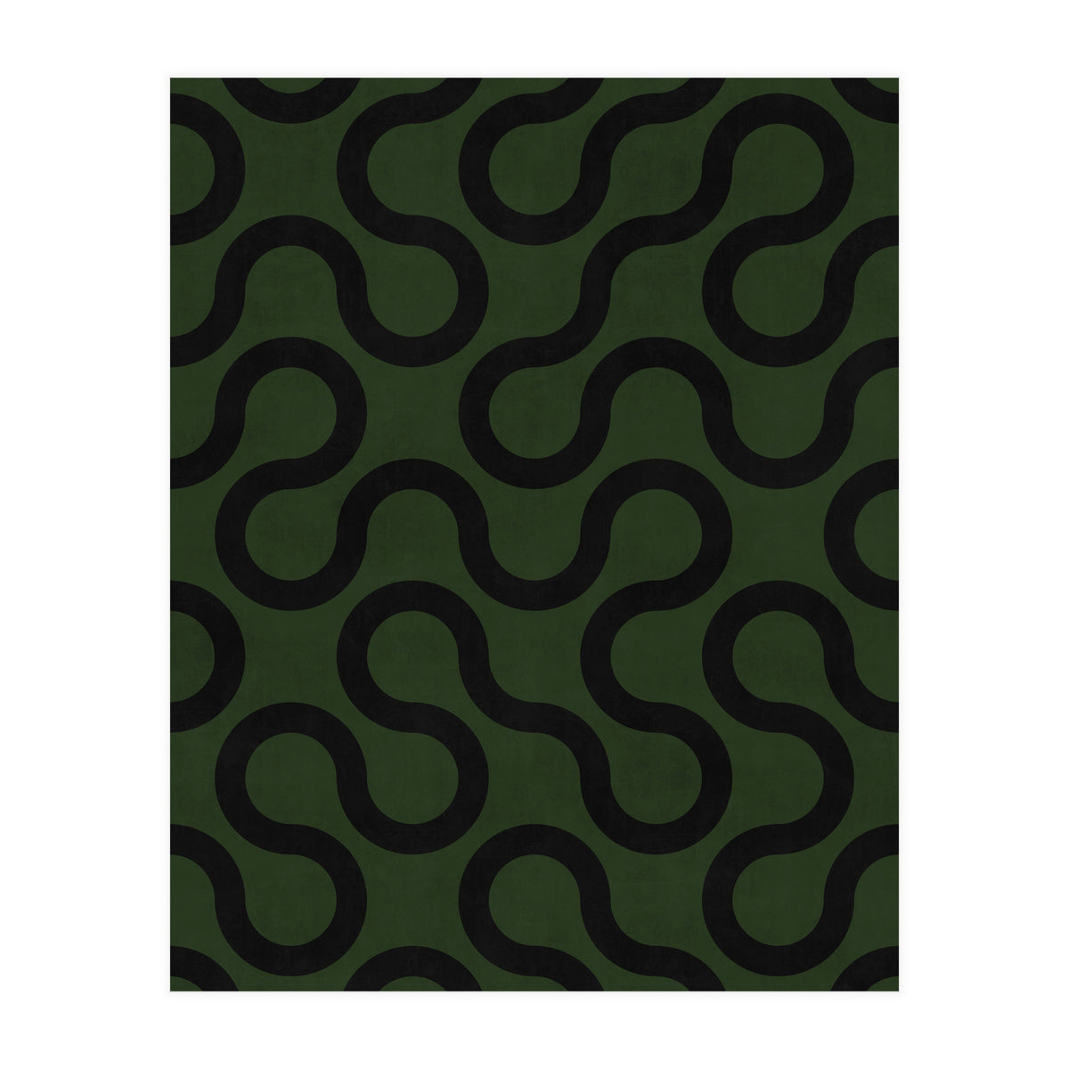 My Favorite Geometric Patterns No.33 - Deep Green (Print Only)