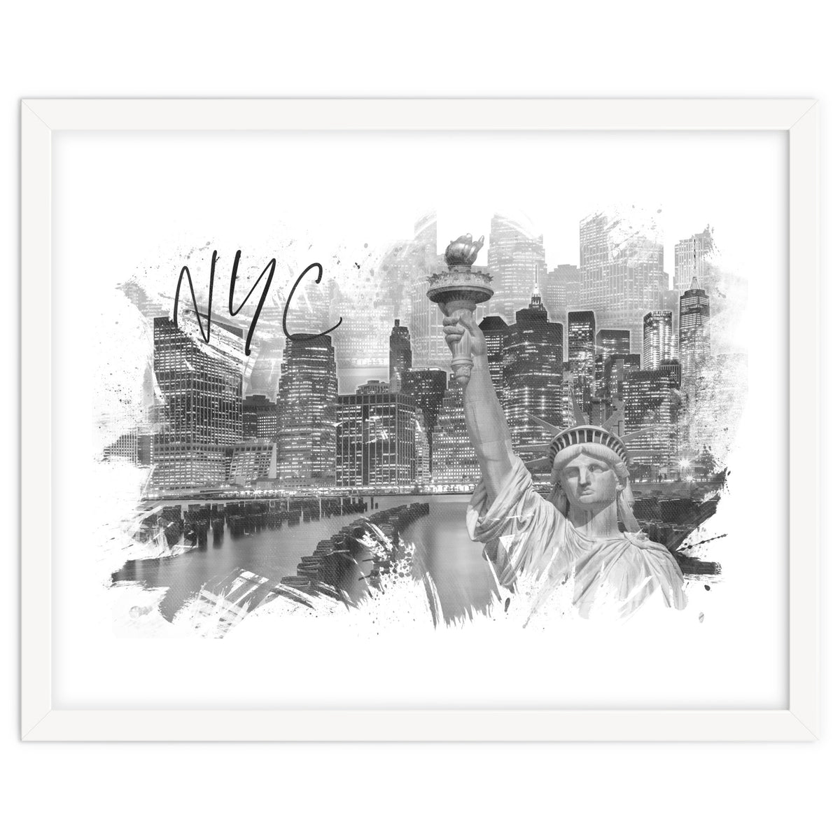 Trendy MANHATTAN Collage