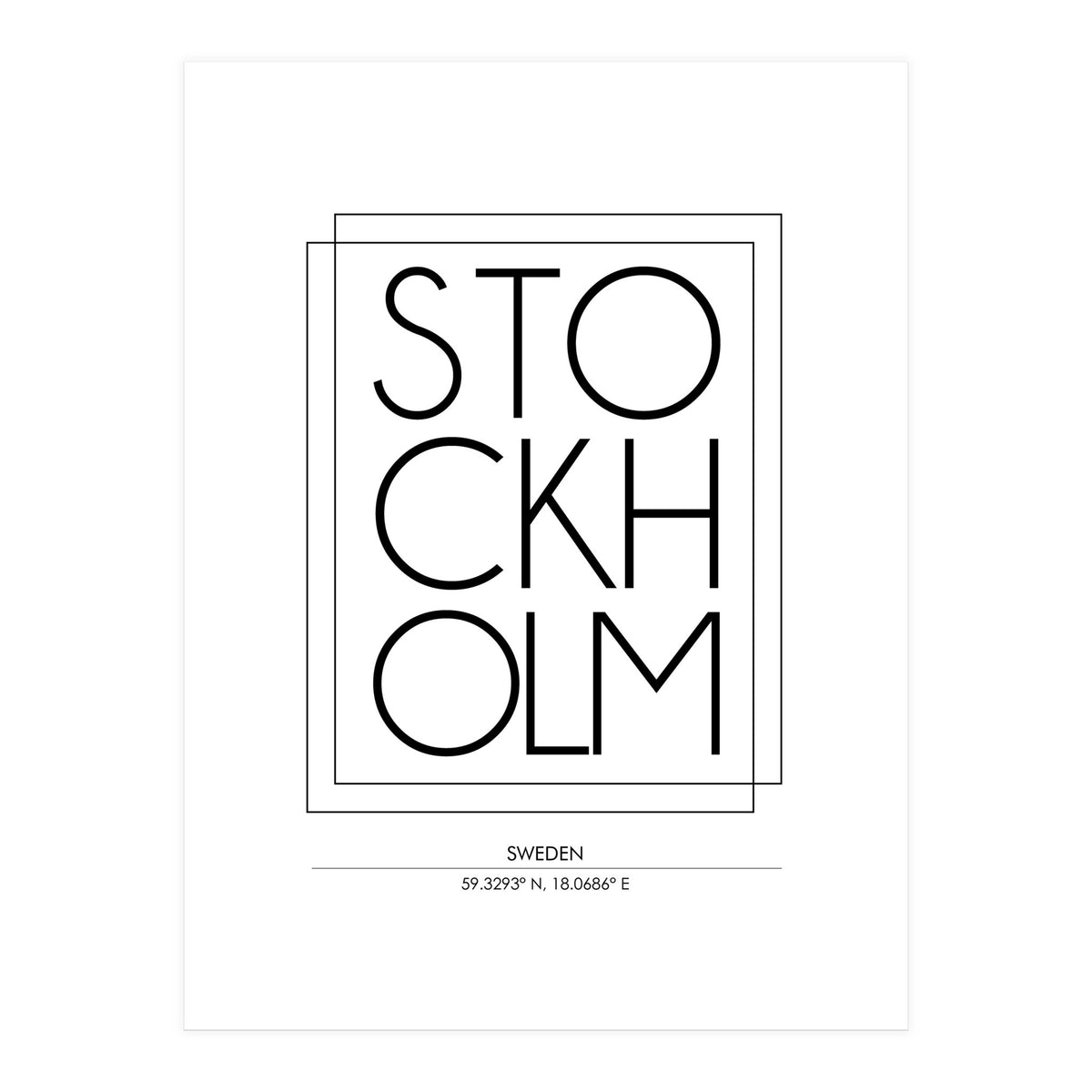 Stockholm (Print Only)