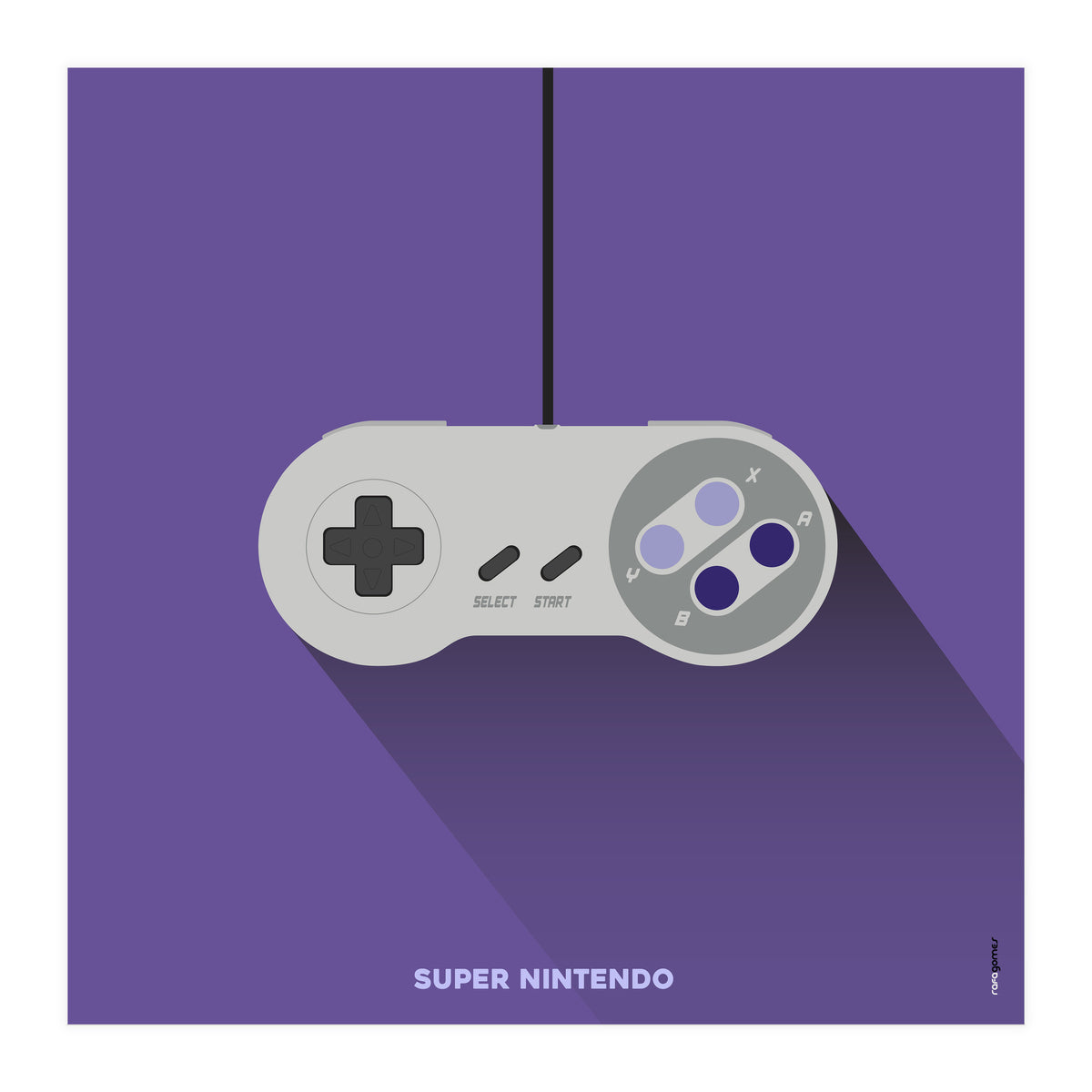 Joystick Videogames Super Nintendo (Print Only)