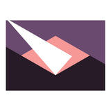 Geometric Shapes No. 59 - pink & purple (Print Only) thumbnail