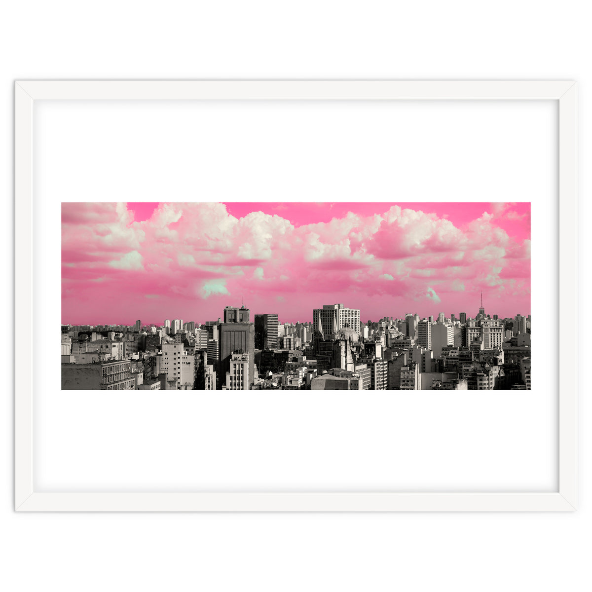 Pink Sky in São Paulo - Skyline
