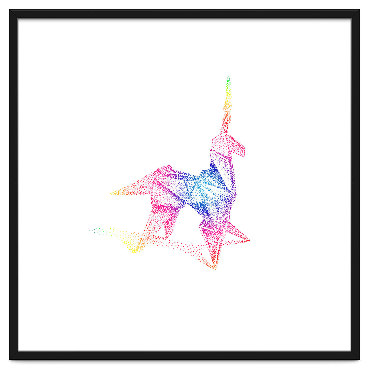 Rainbow Unicorn Origami