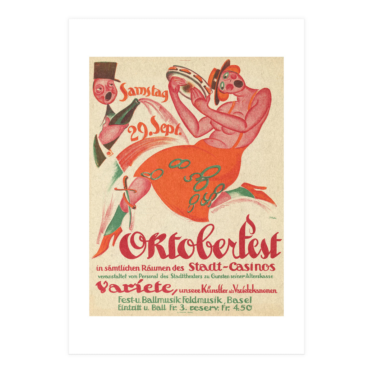 Oktoberfest 1923 Advertisement (Print Only)