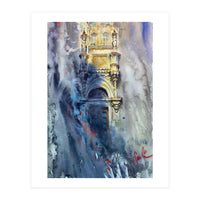 Old city watercolor (Print Only)