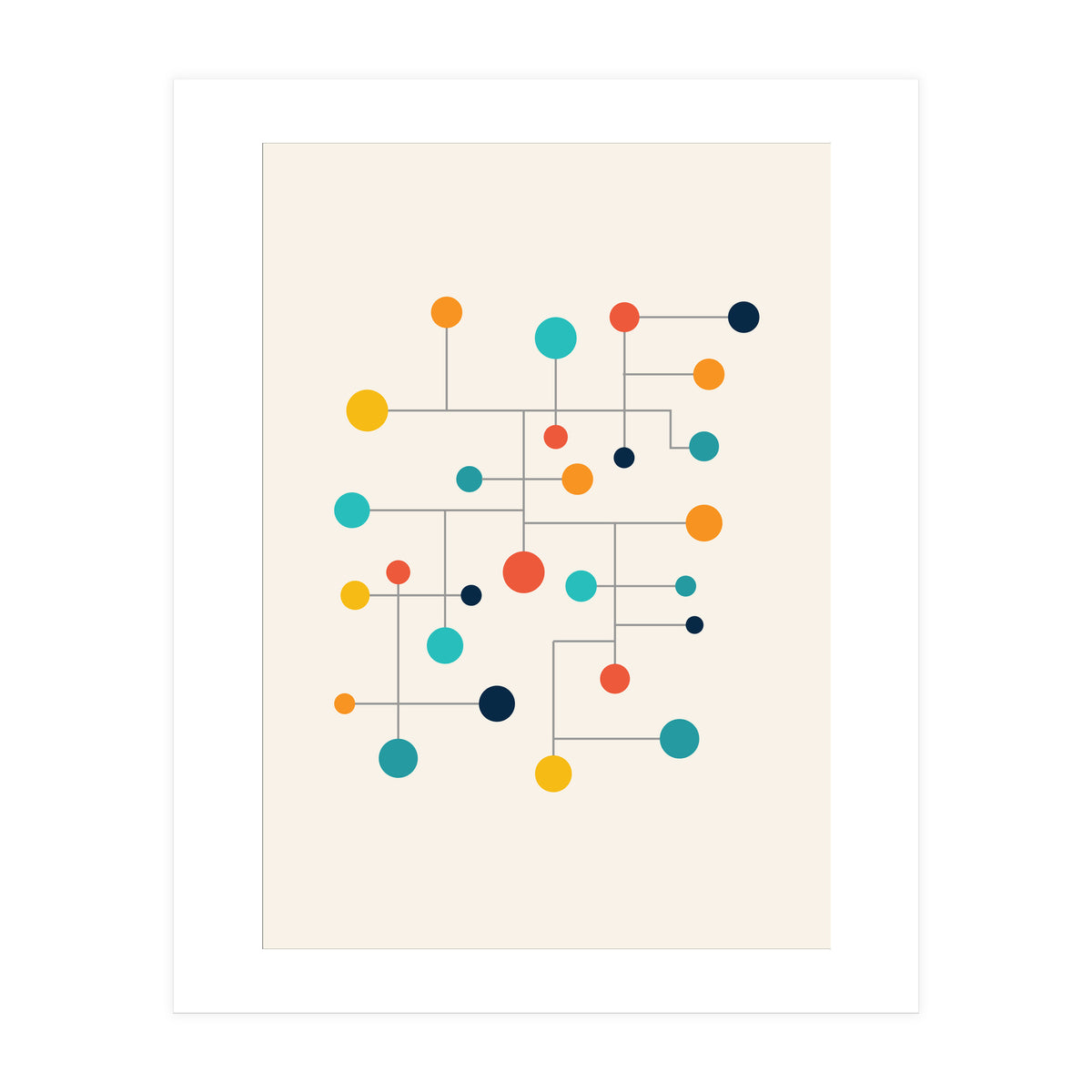 Mid Century Modern Geometry 015 (Print Only)