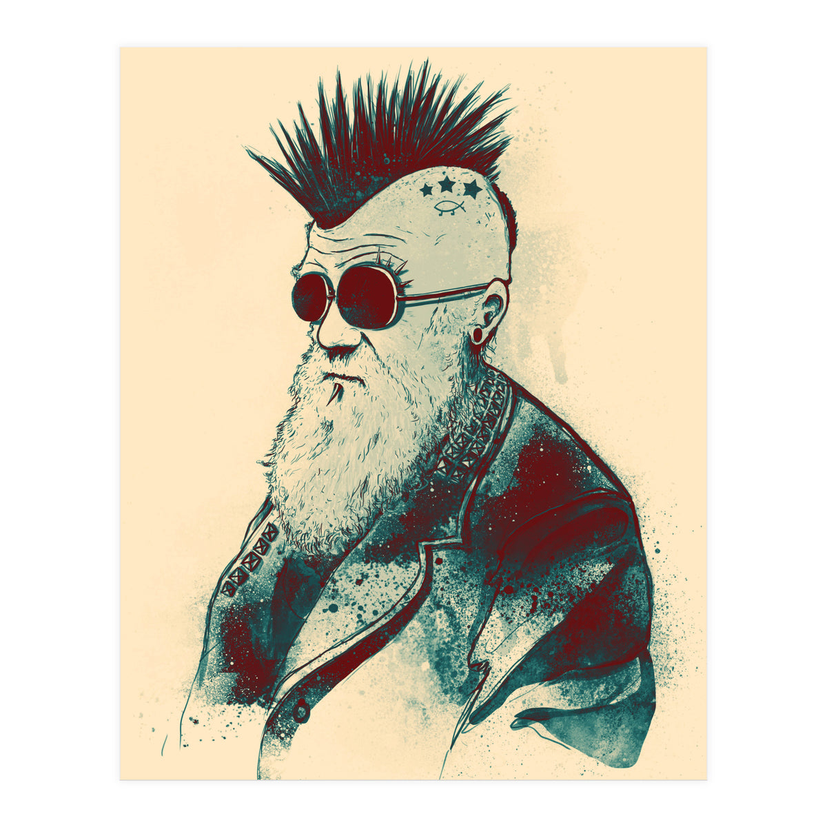 Evolution Of Carles (Print Only)