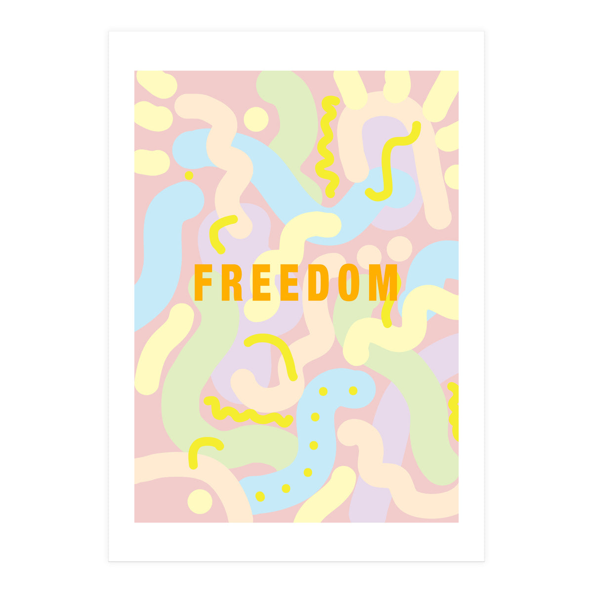 Freedom Swirl Pastel (Print Only)