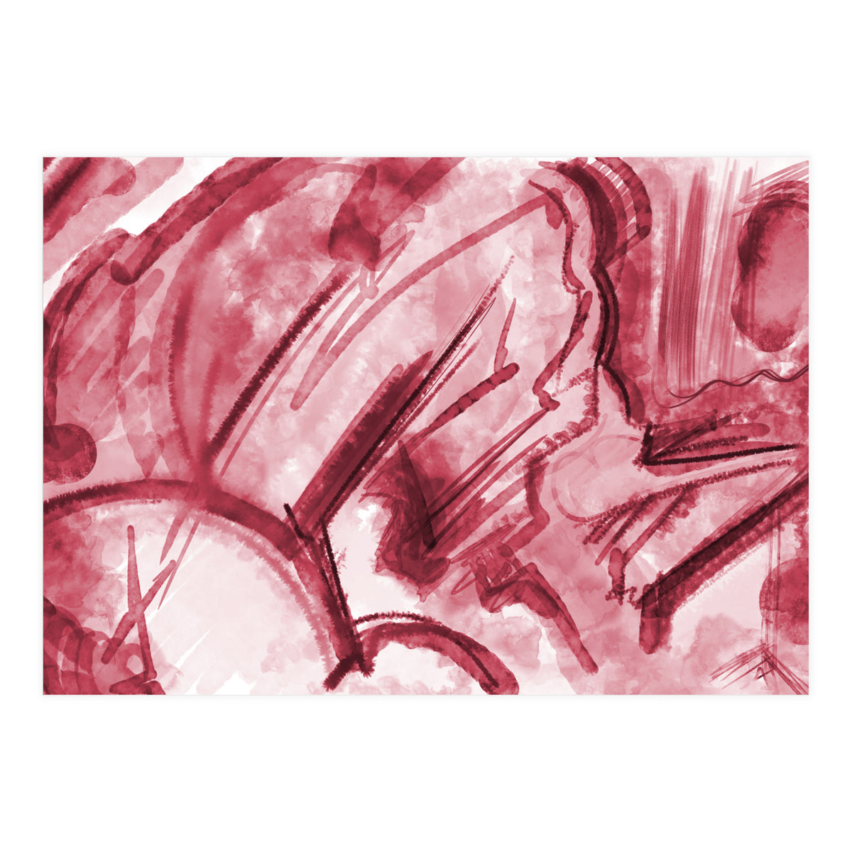 Red And Beautiful (Print Only)