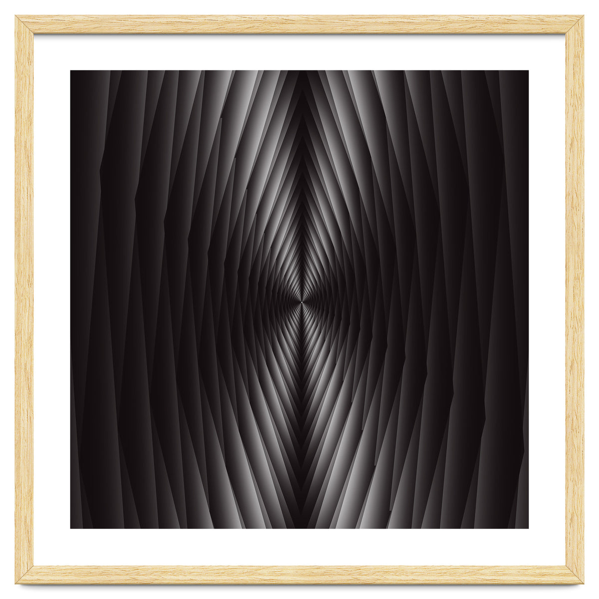 Monochrome Spiral Background