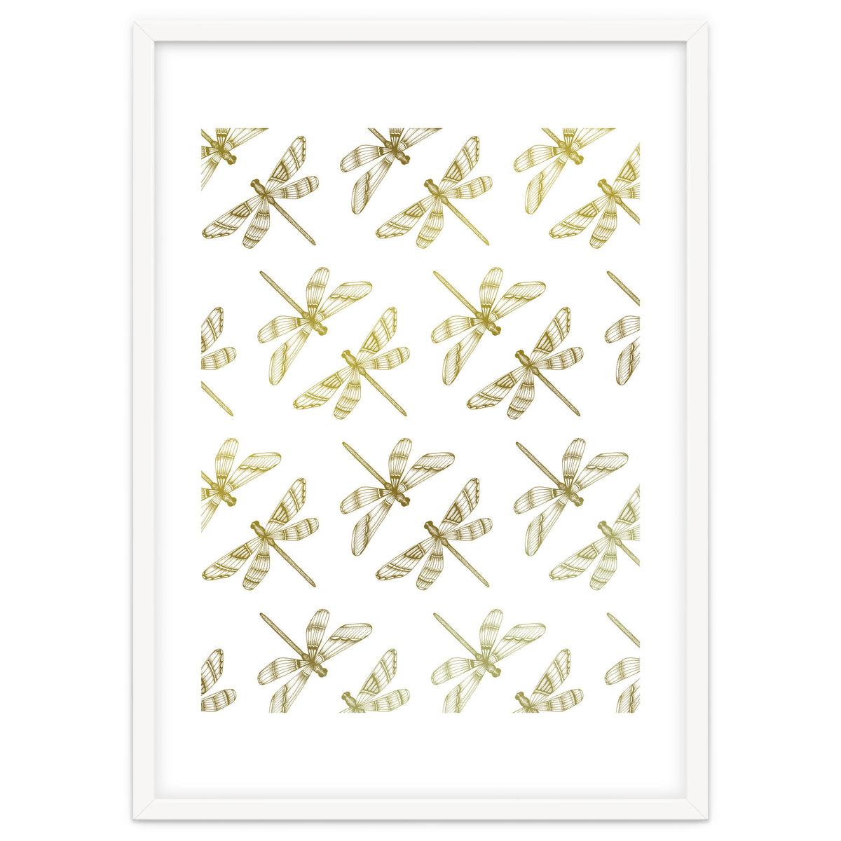 Golden Dragonflies