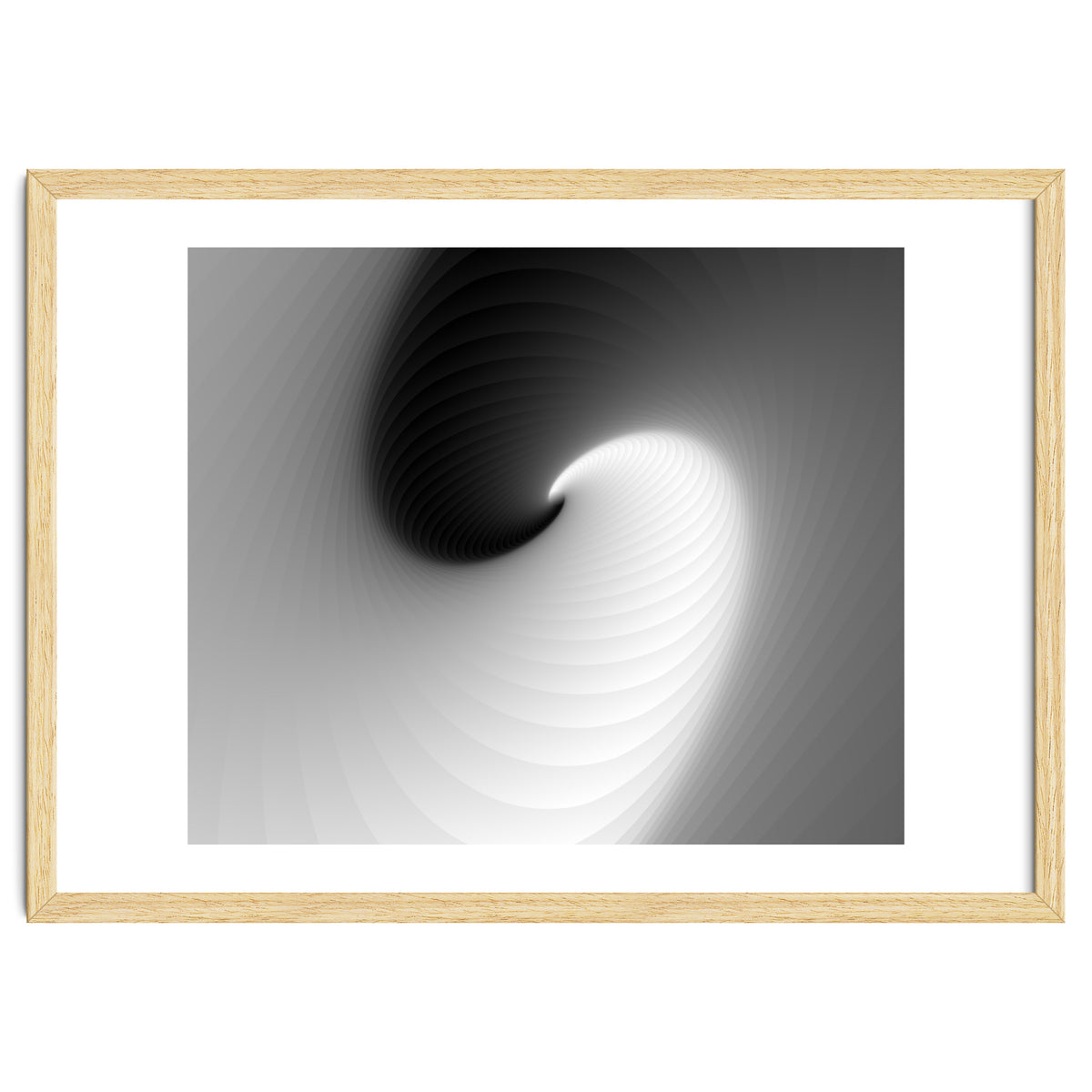 Abstract White & Black