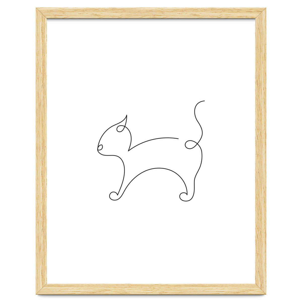 One Line Cat