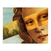 Botticellis Venus And Mona Lisa (Print Only)