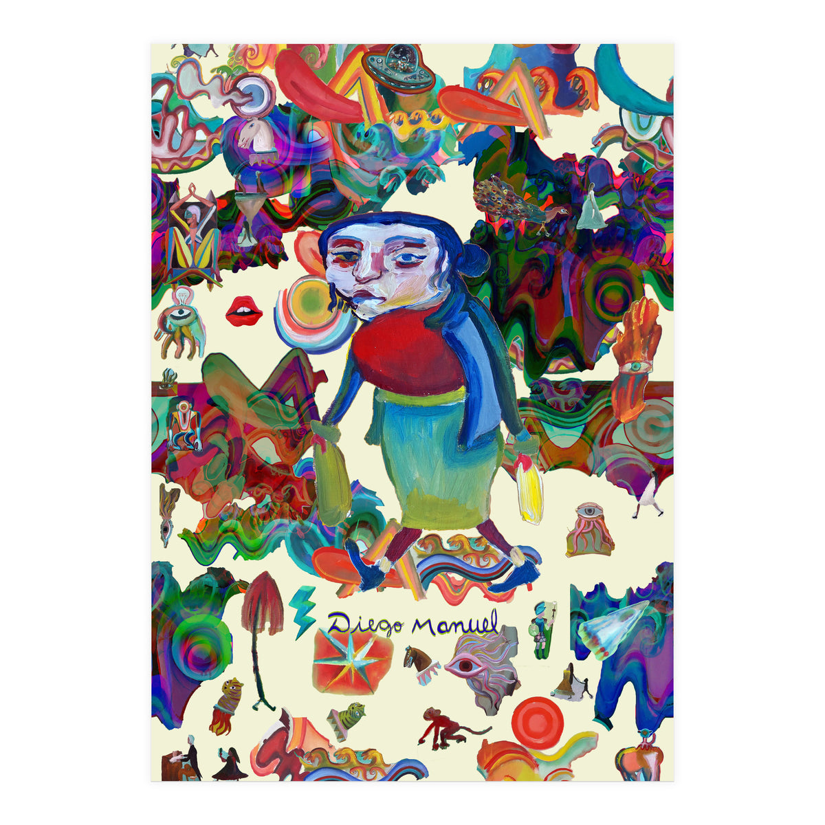 Graffitis 2021 Tapiz 58 B (Print Only)