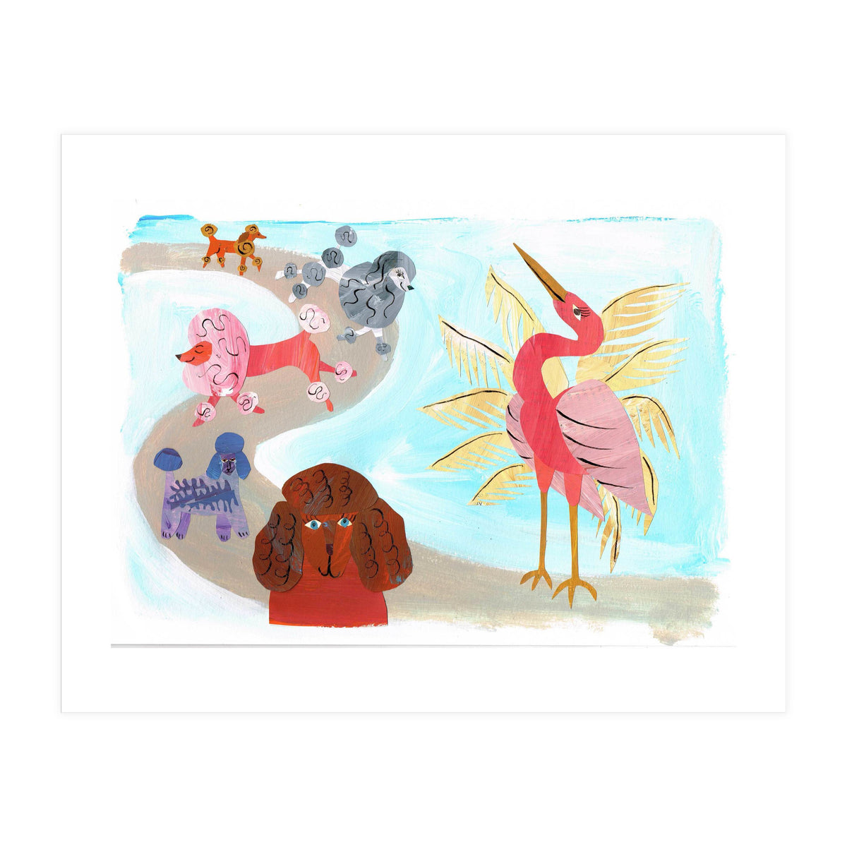 Poodles (Print Only)