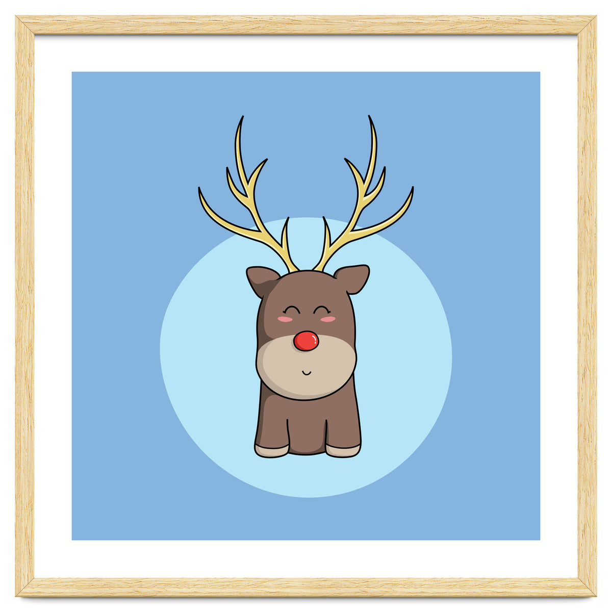 Kawaii Cute Christmas Reindeer