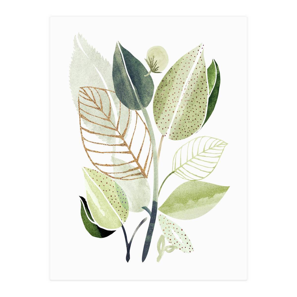 Spring Botanical Collage (Print Only)