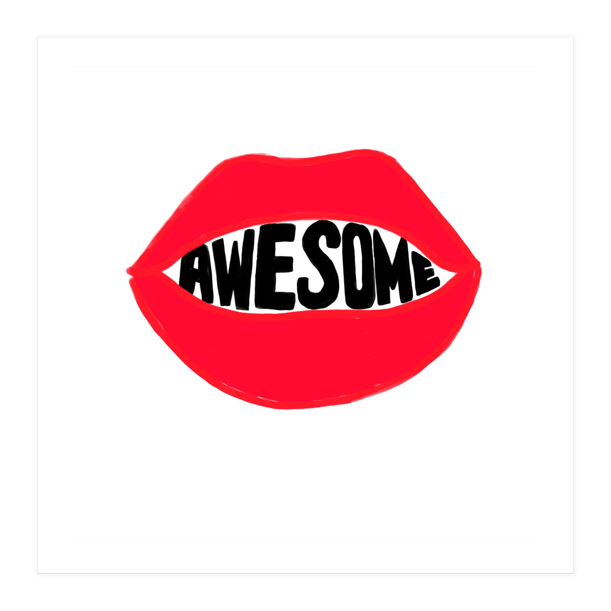Say Awesome (Print Only)