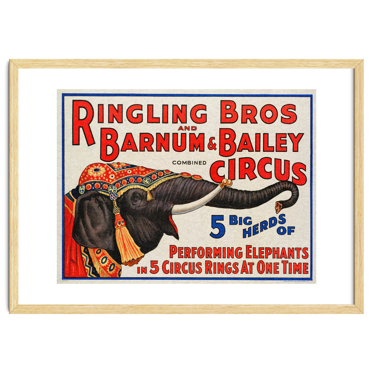 Ringling Bros & Barnum Bailey Circus Advertisement