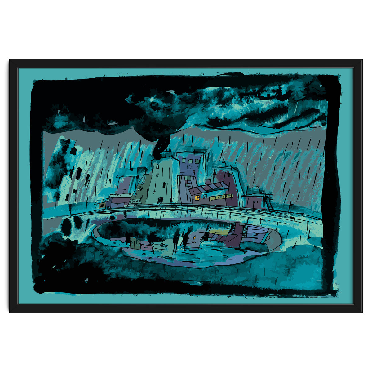 Autumn Rain in the Old City