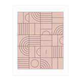 My Favorite Geometric Patterns No.20 - Pale Pink (Print Only) thumbnail