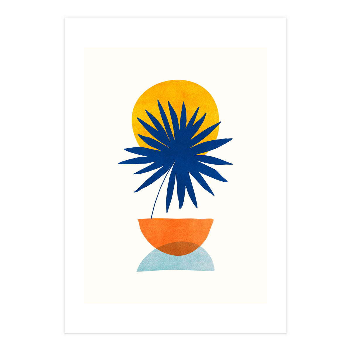 Mid Century Tropical Sunset (Print Only)