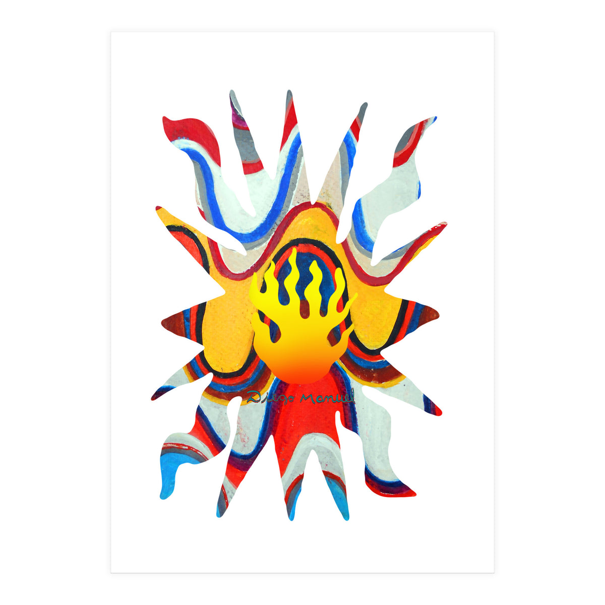 Fuego 35 Copia (Print Only)