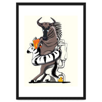 Wildebeest on the toilet, Funny Bathroom Humour